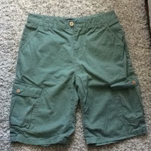 Green cargo shorts lucky brand
